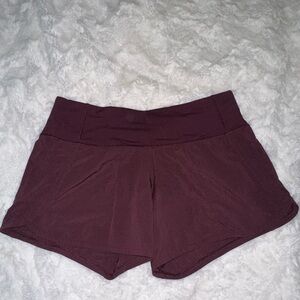 Lululemon speed up shorts 4' inseam